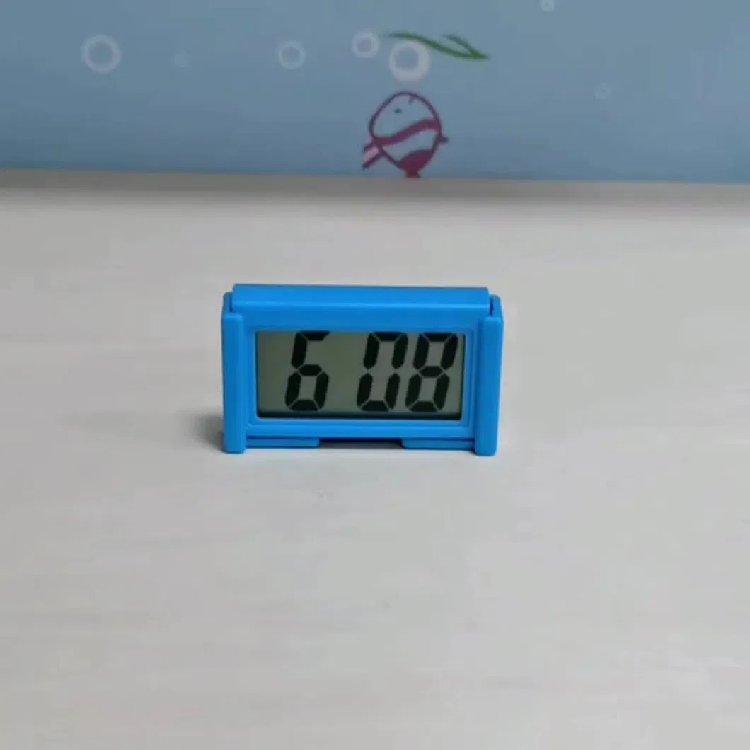 Portable Small 27mm Mini Unicorn Digital Car Clock for Kids and Gifting 423