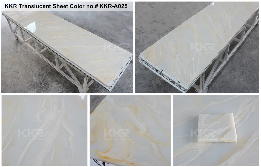 Top-Rated Translucent Modified Acrylic Solid Surface Sheets for Interior Decoration