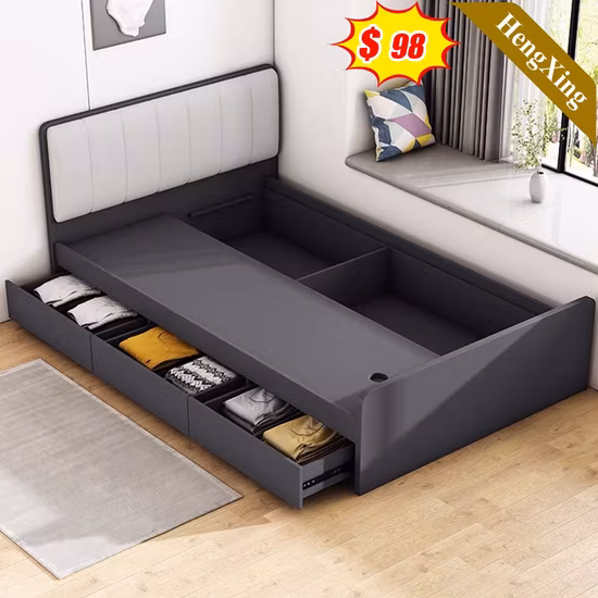 Set di mobili per soggiorno, camera da letto, design moderno in legno, letto a castello singolo, con armadietto