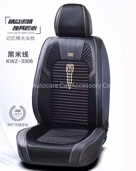 Accessori per auto Decorazione per auto Cuscino del sedile di lusso Coprisedile per auto universale in pura pelle